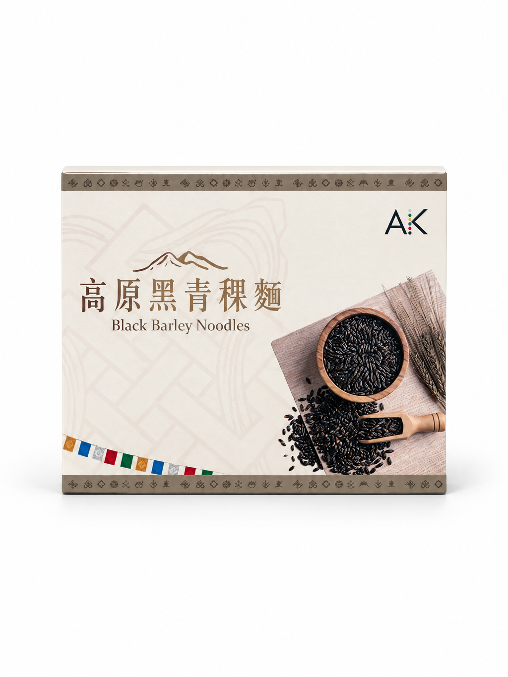 【三盒裝】高原黑青稞麵(2麵/包 X 3 包 /盒)