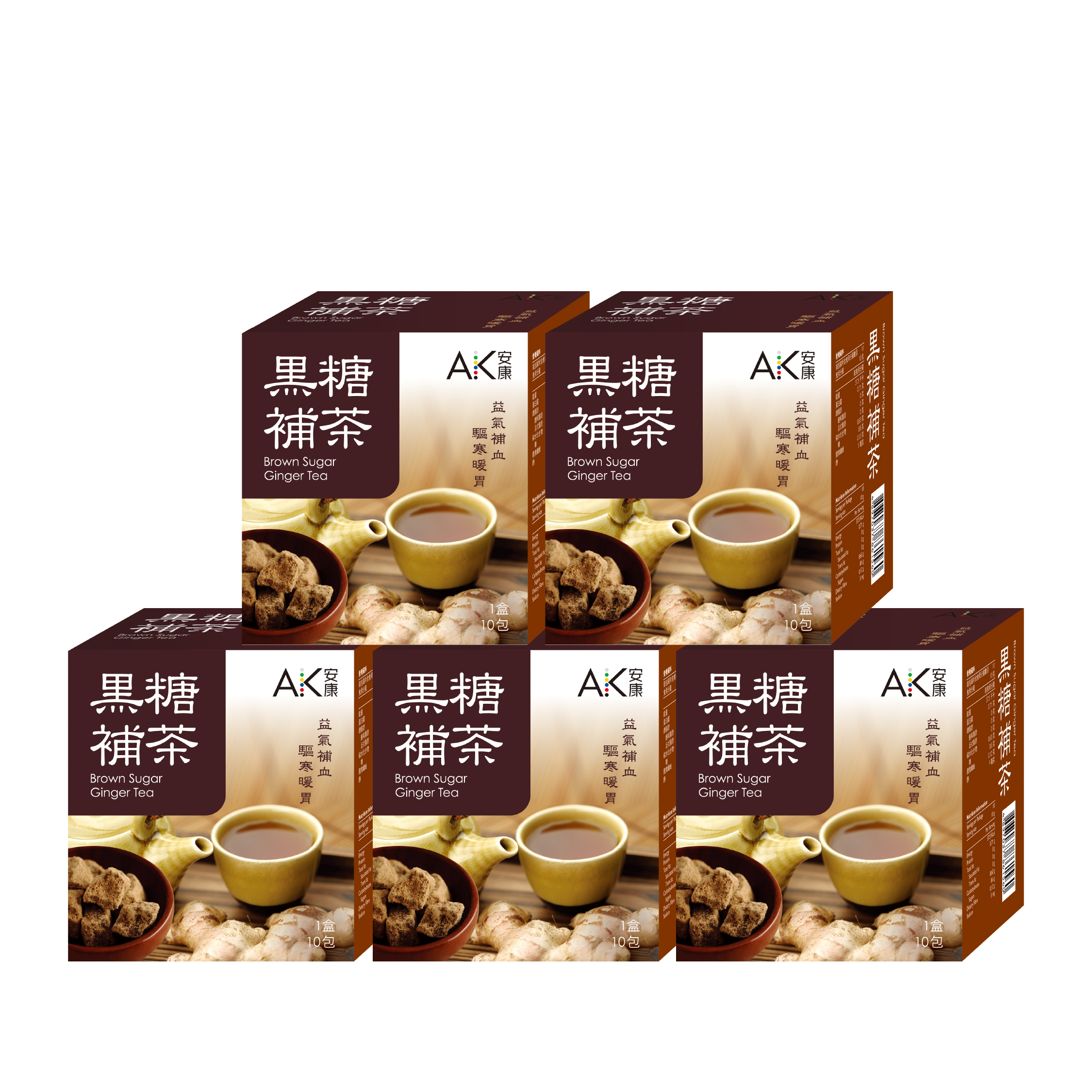 【5盒優惠】黑糖補茶(10包/盒)